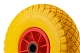 Пенополиуретановое колесо, пласт. обод, симм., роликовый подшипник (260 мм, ось 20 мм) - PU 1805-3